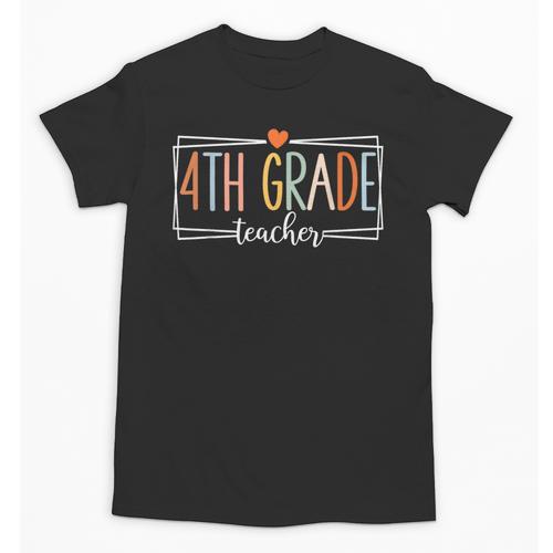 Fourth Grade Teacher 4th Grade Teachers Back To School Unisex T-Shirt - teacherstshirts.com AU