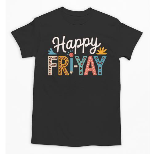 Fri-Yay Teacher Fry Yay Friday Weekend Happy Fri-Yay Unisex T-Shirt - teacherstshirts.com