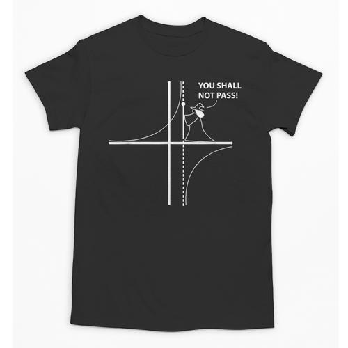 Function Asymptote Geek Math Pun Teacher Unisex T-Shirt - teacherstshirts.com