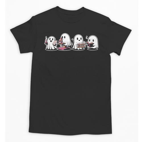 Ghost Science Teacher Chemistry Laboratory Halloween Unisex T-Shirt - teacherstshirts.com AU