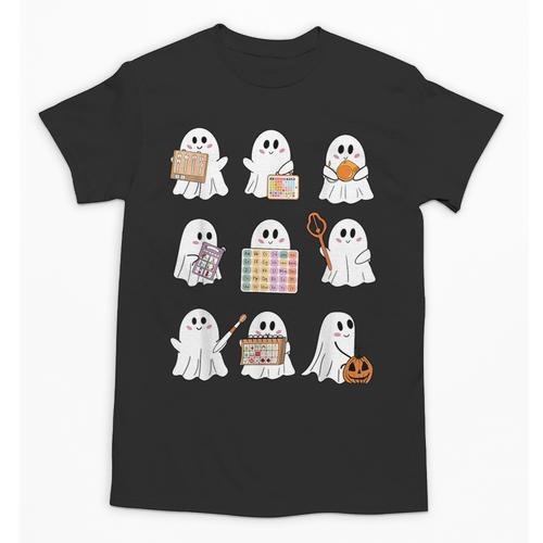 Ghost Speech Therapy Teacher Spooky Season Halloween Unisex T-Shirt - teacherstshirts.com UK