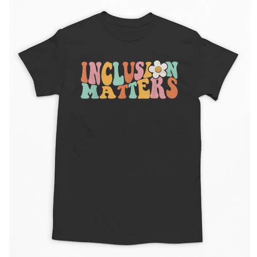 Gnoovy Vintage Inclusion Matters Special Education Teacher Unisex T-Shirt - teacherstshirts.com AU