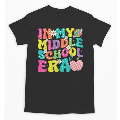Groovy In My Middle School Era Back To School Teacher Unisex T-Shirt - teacherstshirts.com CA