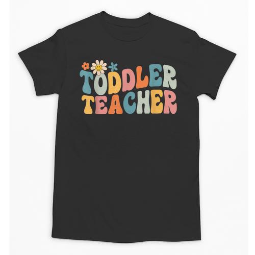 Groovy Toddler Teacher Appreciation Back To School Unisex T-Shirt - teacherstshirts.com