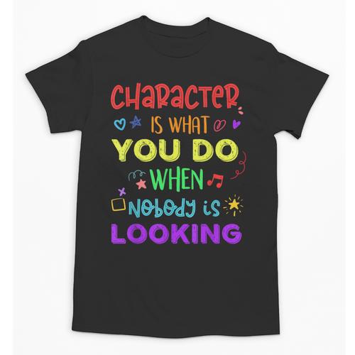 Growth Mindset Teacher Positive Message Inspirational Quote Unisex T-Shirt - teacherstshirts.com UK