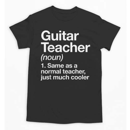 Guitar Teacher Definition Musician Music Men Women Girls Kids Unisex T-Shirt - teacherstshirts.com