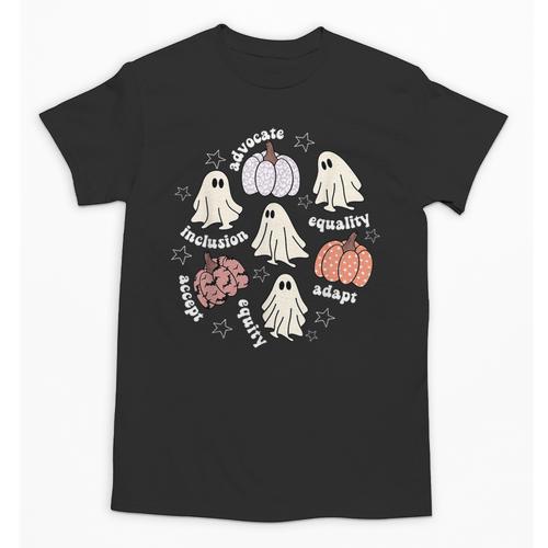 Halloween Advocate Heat Transfers Special Education Teacher Men Women Unisex T-Shirt - teacherstshirts.com