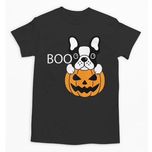 The Halloween Boston Terrier Unisex T-Shirt - Bostonterriersmerch.com