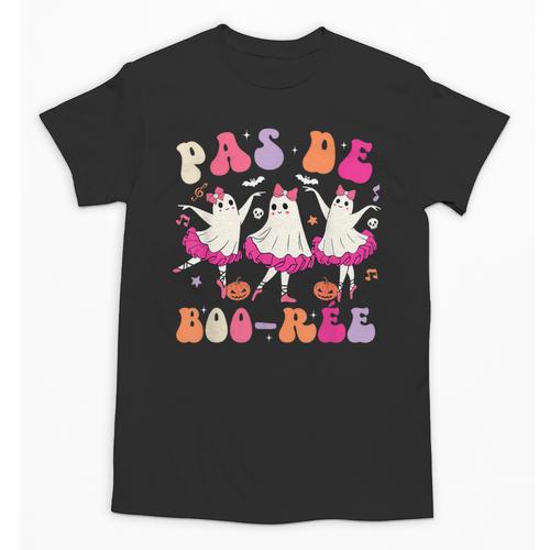 Halloween Dance Teacher Pas De Boo-Ree Ghost Ballet Dancer Unisex T-Shirt - teacherstshirts.com UK