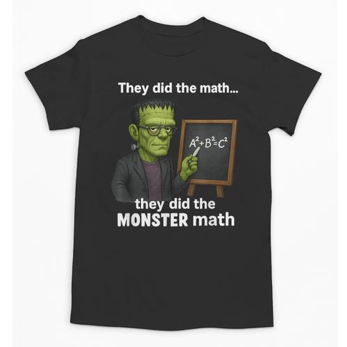 Halloween Monster Math Pun Teacher Humor Unisex T-Shirt - teacherstshirts.com