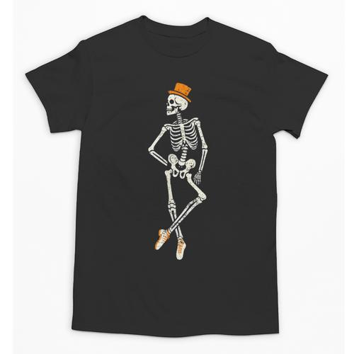 Halloween Skeleton Tap Dance Ballet Dance Teacher Unisex T-Shirt - teacherstshirts.com CA