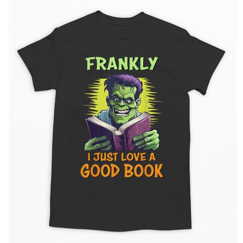 Halloween Teacher Librarian Frankenstein Reading Books Unisex T-Shirt - teacherstshirts.com