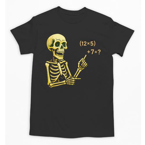 Halloween Teacher Six Seven 6 7 Skeleton Spooky Costume Unisex T-Shirt - teacherstshirts.com UK