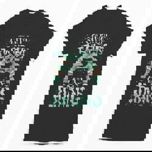 Halloween Teacher Tshirts Science Teachers Love Brains Unisex T-Shirt - teacherstshirts.com