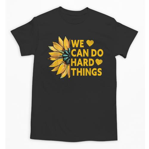 We Can Do Hard Things Kids Teacher Back To School Unisex T-Shirt - teacherstshirts.com DE