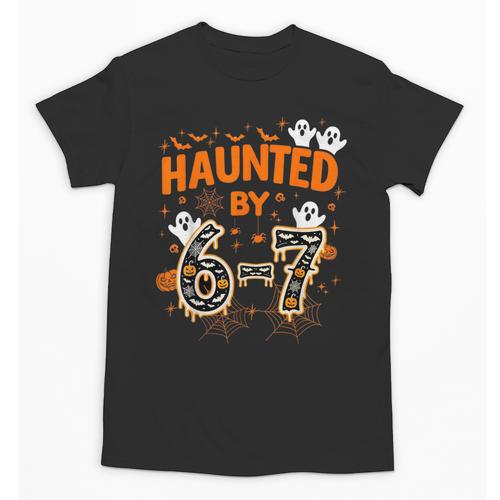 Haunted By 6-7 Halloween Math Teacher Joke Unisex T-Shirt - teacherstshirts.com AU