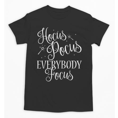 Hocus Pocus Everybody Focus Teacher Halloween Shirt Unisex T-Shirt - teacherstshirts.com