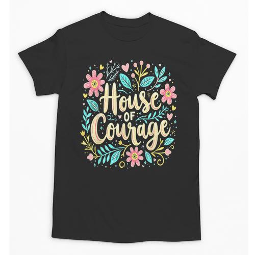 House Of Courage Flowers RCA School Teacher Student Tee Unisex T-Shirt - teacherstshirts.com UK