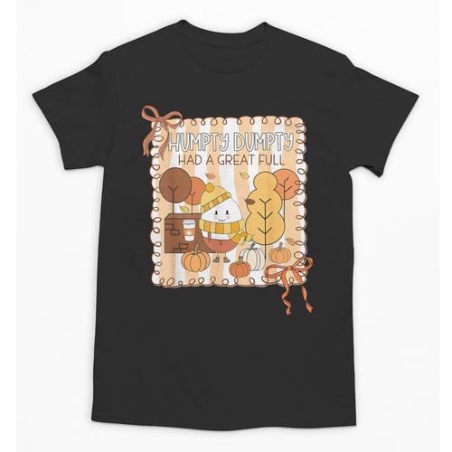 Humpty Dumpty Had A Great Fall Teacher Thanksgiving Autumn Unisex T-Shirt - teacherstshirts.com AU