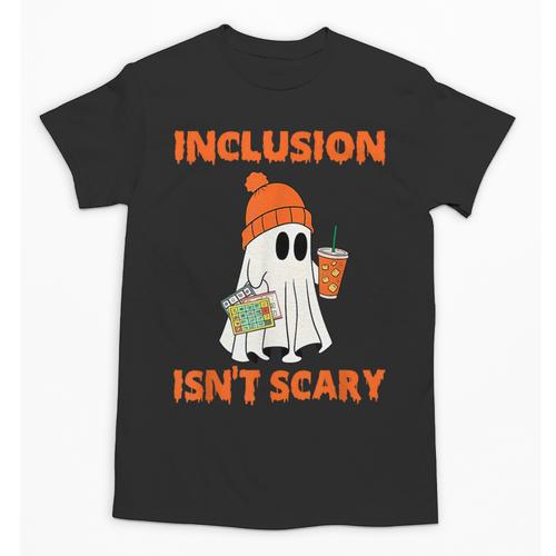 Inclusion Isn't Scary Shirt Halloween SLP Sped Teacher Unisex T-Shirt - teacherstshirts.com