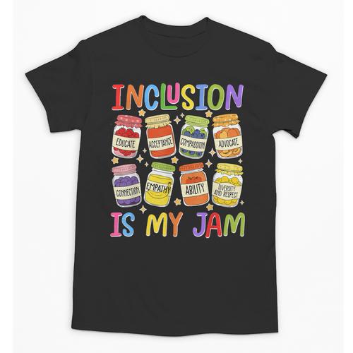 Inclusion Is My Jam SPED Teacher Special Education Teacher Unisex T-Shirt - teacherstshirts.com AU