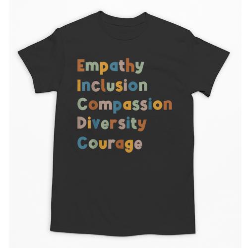 Inclusive Teacher Diversity Inclusion Empathy Teacher Team Unisex T-Shirt - teacherstshirts.com AU