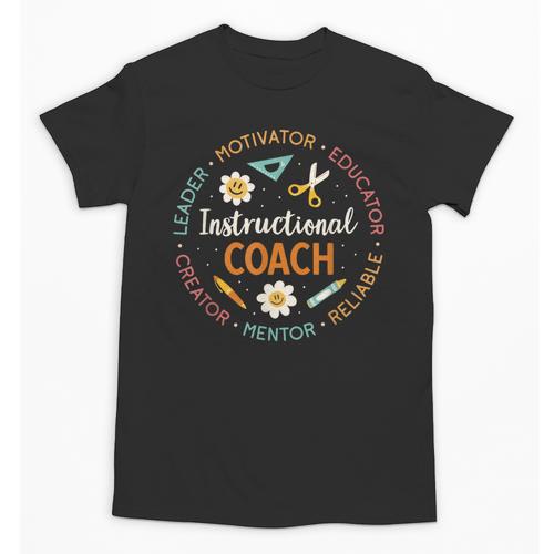Instructional Coach Back To School Teacher Unisex T-Shirt - teacherstshirts.com UK