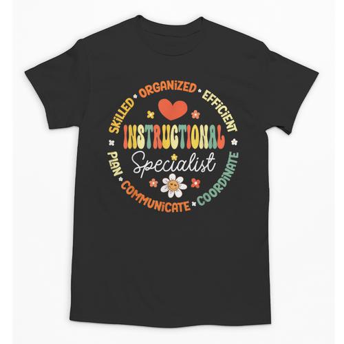 Instructional Specialist School Cute Academic Teacher Unisex T-Shirt - teacherstshirts.com