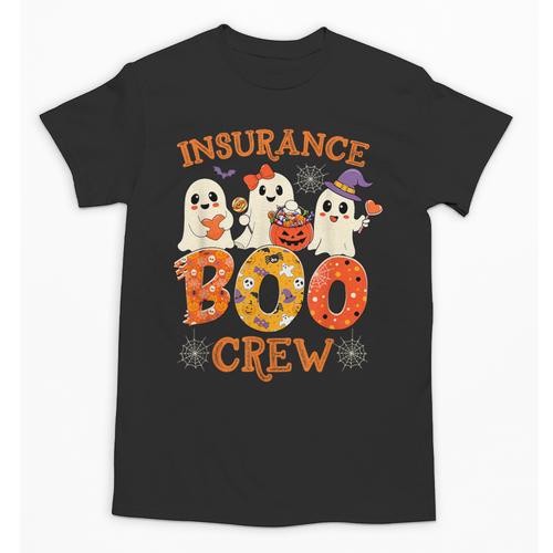 Insurance Boo Crew Halloween Spooky Costume Teacher Unisex T-Shirt - teacherstshirts.com DE