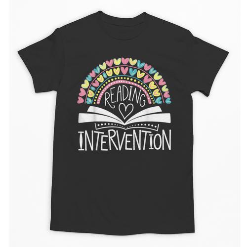 Intervention Teacher Reading Intervention Unisex T-Shirt - teacherstshirts.com UK