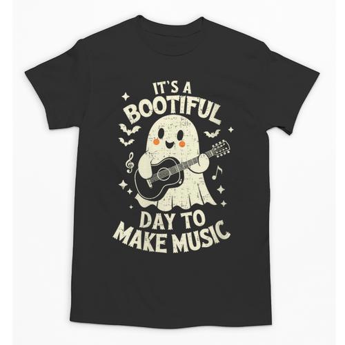It's A Bootiful Day To Make Music Halloween Music Teacher Unisex T-Shirt - teacherstshirts.com CA