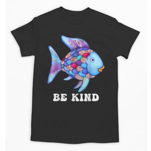 Be Kind Rainbow Fish Teacher Life Teaching Back To School Unisex T-Shirt - teacherstshirts.com CA