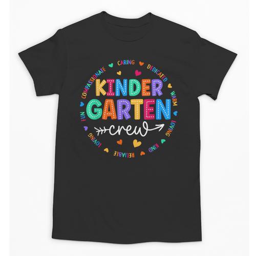Kindergarten Crew Back To School Kindergarten Teacher Kids Unisex T-Shirt - teacherstshirts.com UK