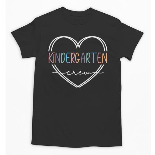 Kindergarten Crew Kinder Crew Teacher Squad Team Preschool Unisex T-Shirt - teacherstshirts.com UK