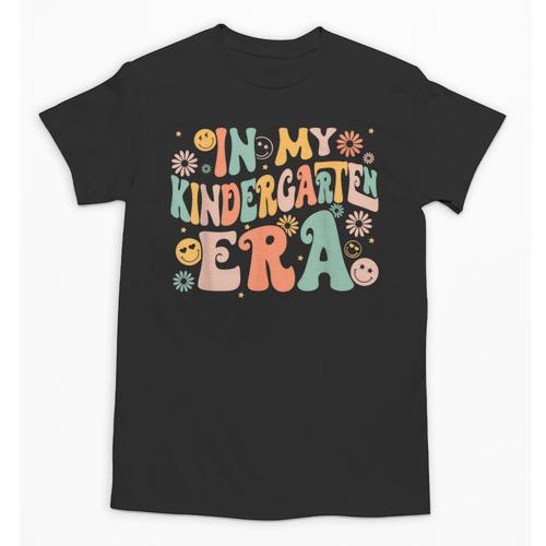 In My Kindergarten Era Retro Back To School Teacher Student Unisex T-Shirt - teacherstshirts.com UK