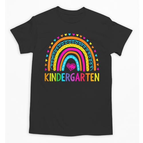 Kindergarten Rainbow Girls Boys Teacher First Day Of School Unisex T-Shirt - teacherstshirts.com AU