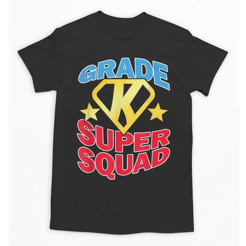 Kindergarten Super Squad Superhero Teacher Team Men Women Girls Kids Unisex T-Shirt - teacherstshirts.com UK