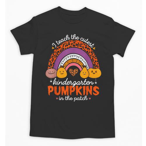 Kindergarten Teacher Pumpkin Patch Cute Unisex T-Shirt - teacherstshirts.com AU
