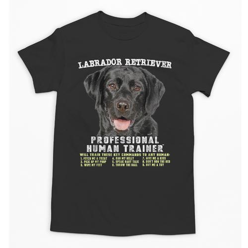 Labrador Retriever Lab Professional Human Trainer Unisex T-Shirt - Bostonterriersmerch.com
