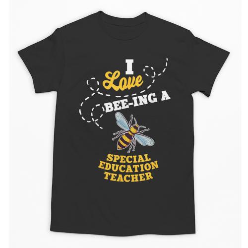 I Love Bee-Ing A Special Education Teacher Honey Bee Job For Men Women Unisex T-Shirt - teacherstshirts.com UK