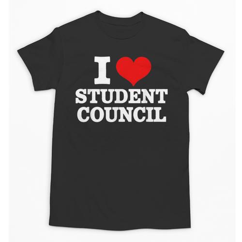 I Love Student Council Student Teacher Unisex T-Shirt - teacherstshirts.com CA