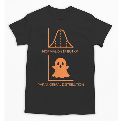 Math Statistics Normal Paranormal Distribution Teacher Unisex T-Shirt - teacherstshirts.com