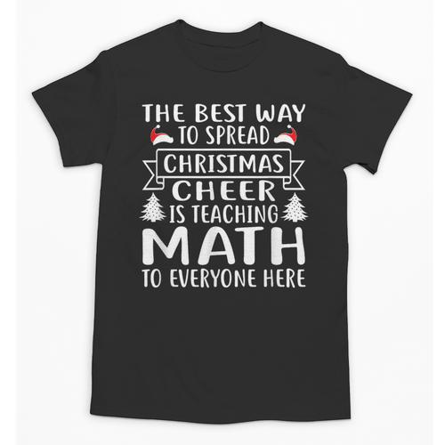 Math Teacher Christmas Mathematics Teacher Unisex T-Shirt - teacherstshirts.com
