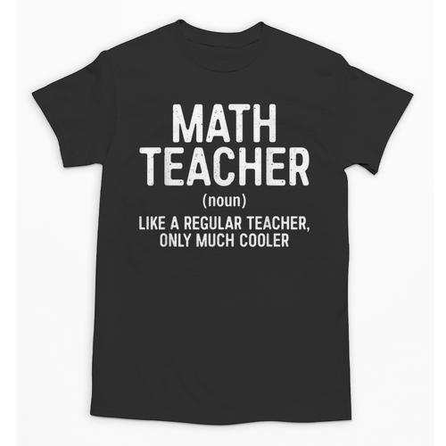 Math Teacher Definition Shirt Men Women Teacher Unisex T-Shirt - teacherstshirts.com AU