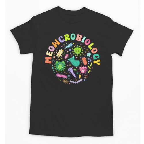 Meowcrobiology Cats Microbiology Science Teacher Unisex T-Shirt - teacherstshirts.com AU