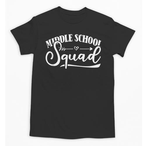 Middle School Squad Teacher Unisex T-Shirt - teacherstshirts.com AU