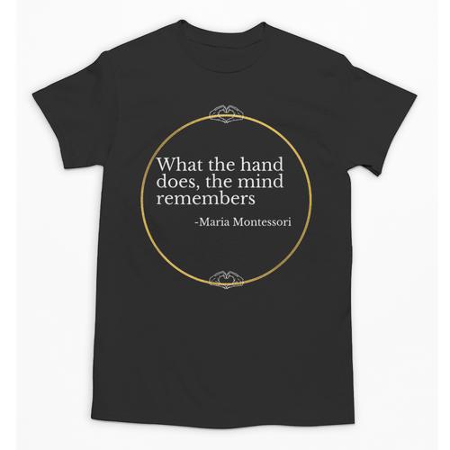 Montessori Children Grow In The Hands Of Teachers Unisex T-Shirt - teacherstshirts.com AU