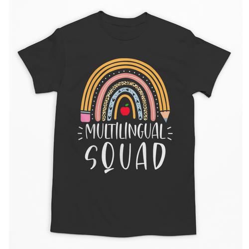 Multilingual Squad Multilingual Teacher Appreciation Kids Unisex T-Shirt - teacherstshirts.com