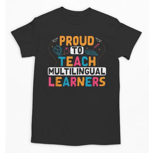 Multilingual Teacher Linguist Language ESL Teaching Unisex T-Shirt - teacherstshirts.com UK