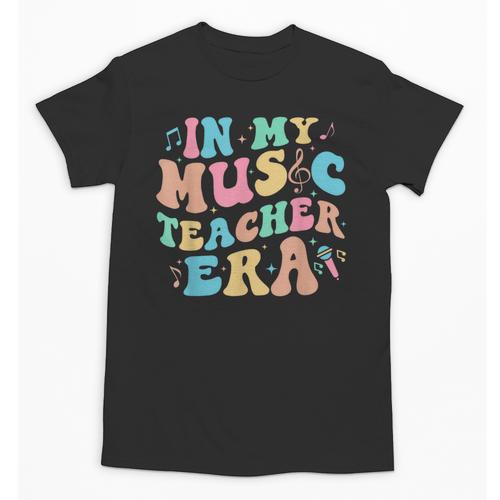 In My Music Teacher Era Back To School Squad Music Teacher Unisex T-Shirt - teacherstshirts.com UK